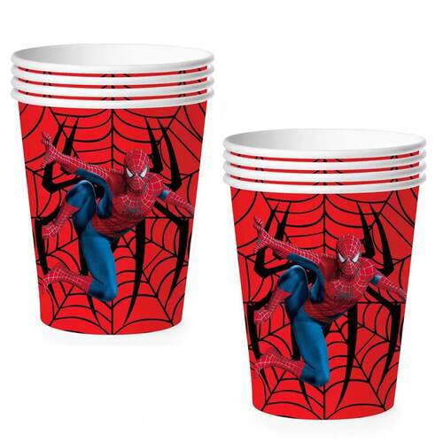 Spiderman Birthday Party Decorations Plates,Napkins,Paper Cu