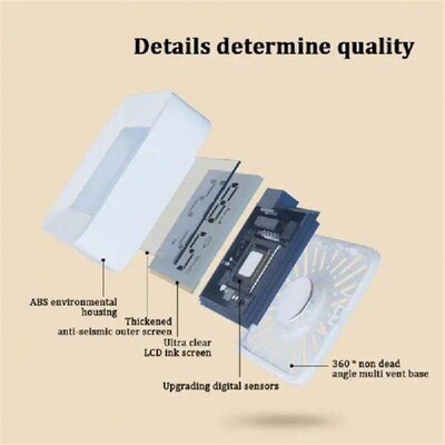 Mini Digital LCD Indoor Convenient Temperature Sensor