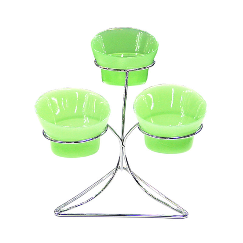 酒店自助餐厅餐具器皿自助餐台火锅调料小料咸菜碗展示盘架子三层