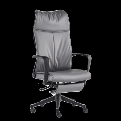 商务办公椅带脚踏皮质午休椅电脑椅可睡觉的工作椅升降转椅会议椅