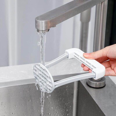Potato Masher Kitchen Tool Hand Press Garlic Mincer Baby Foo