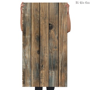 Retro And Self adhesive Peel Wallpaper Grain Wood Faux Stick
