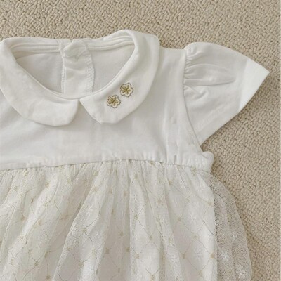 Baby Baby Princess dress Newborn Baby Opening Bubble Short-S