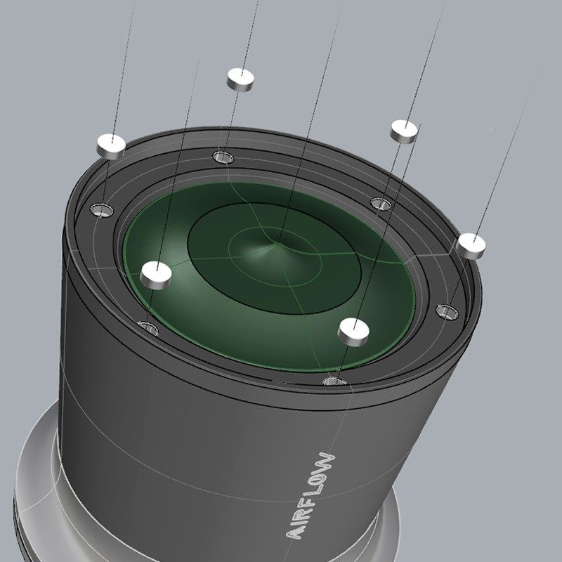 DEVA陀I接RFLOW气流螺咖啡接粉器磨豆机粉杯手冲意式外落粉器58mm