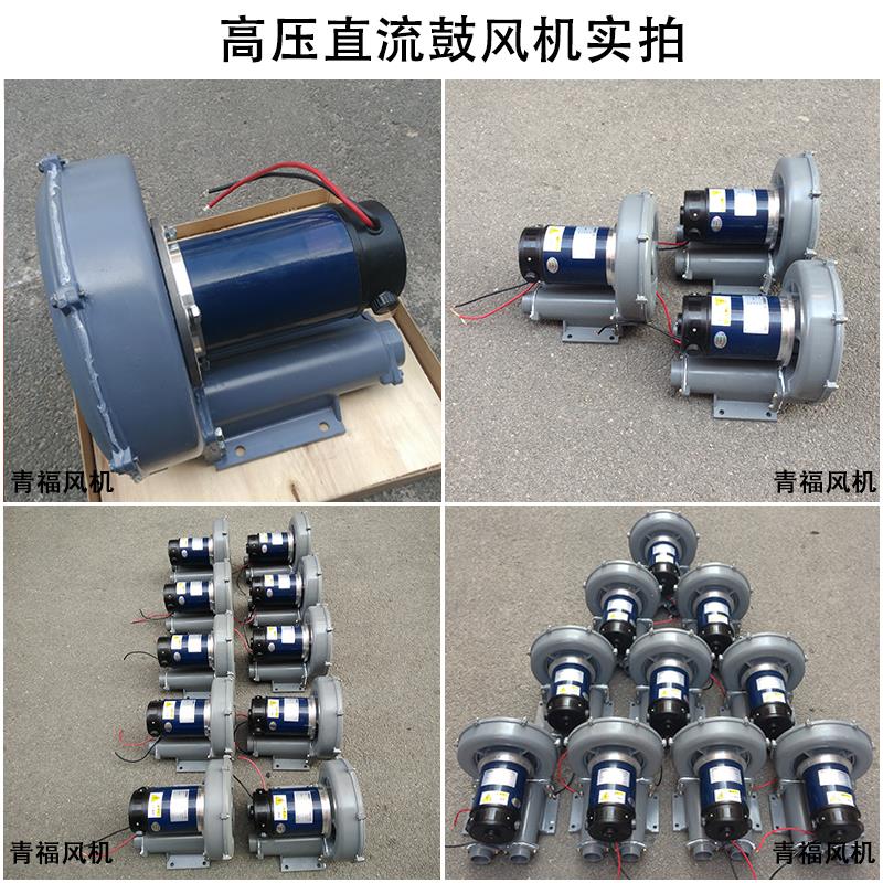 新款直流大功率鼓风机12V 24V 36V强力旋涡曝气增压泵高压鱼包邮