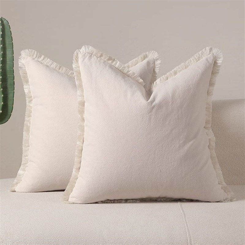 米色系水洗棉抱枕套夏季靠垫客厅沙发靠枕纯色大尺寸卧室床头靠垫,居家布艺,靠垫/抱枕,淘宝优惠券,粉丝福利购,淘宝优惠卷