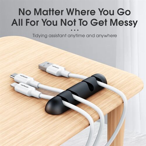Vothoon New Cable Organizer Silicone USB Cable Winder Flexi