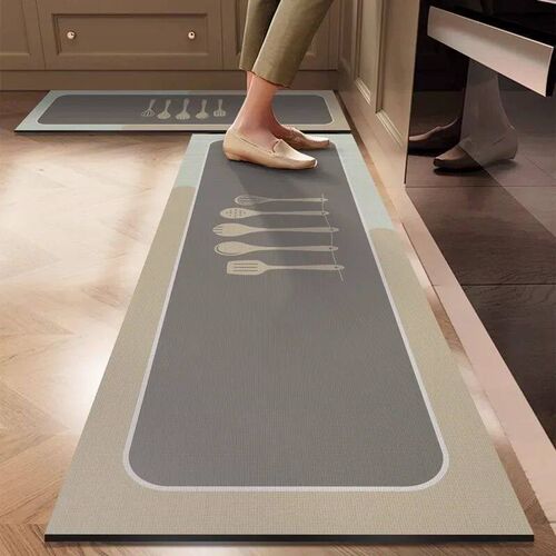 New Diatomite Mat Kitchen Rug Non-slip Kitchen Long Carpet S
