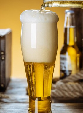 Large crystal edinger beer glass high-grade wheat cup large