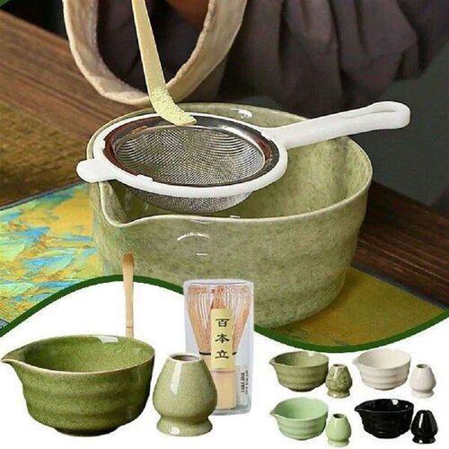 NEW High-end 4pcs/set Japanese Ceramic Matcha Gift And