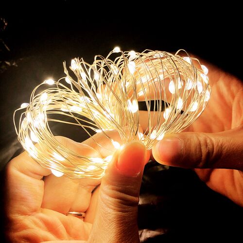 1M 2M 3M 5M 10M Copper Wire LED String Lights Christmas