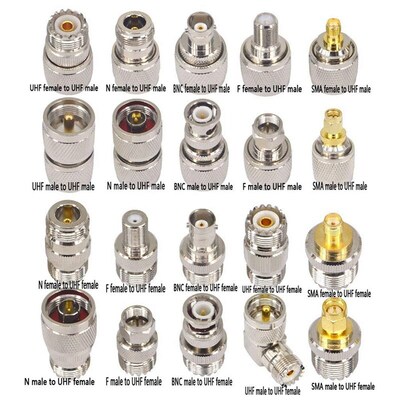 Promotion! 20PCS RF Coaxial Connector Kit UHF SO239 PL259