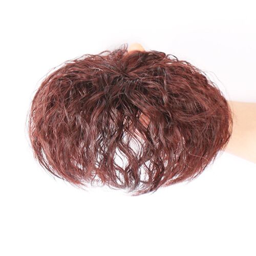 OnePiece Corn Silk Fluffy Wig Patch to Cover White Hair Hair
