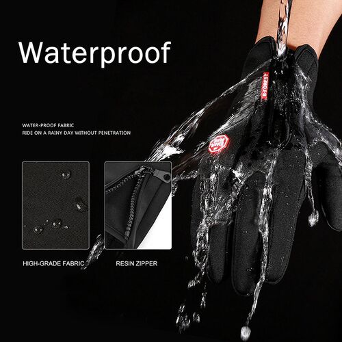 Outdoor Fishing Waterproof Mens Gloves Touch Screen Women Sp