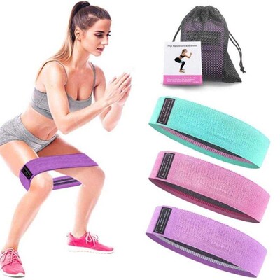 Hip Yoga Resistance bands Fitness band Exercise equipment 20