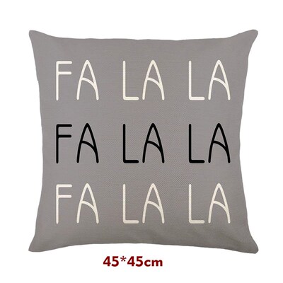 Christmas Pillow Covers 18x18 Set of 4 Farmhouse Decoration