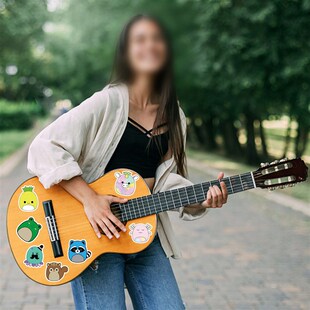 100 kawaii graffiti stickers guitar computer pen container d