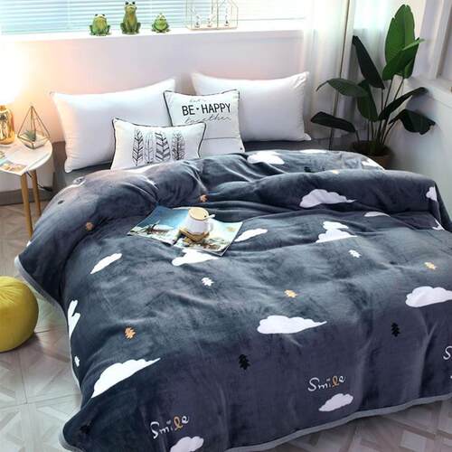 winter blanket soft warm quilt comforter Coral velvet blanke