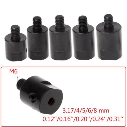 1 Set of Motor Shaft Coupling 3.17/4/5/6/8mm Axle Motor Shaf