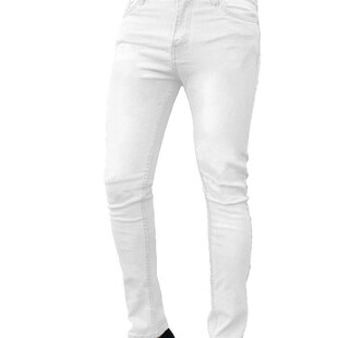 Men Denim Super Stretch Skinny Slim Fit Jeans Pants 牛仔裤