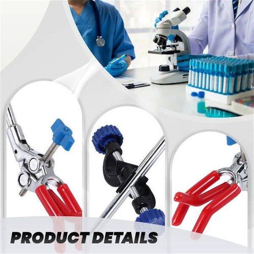 Lab Clamp 3 Prong Finger Adjust Jaw with Scientific