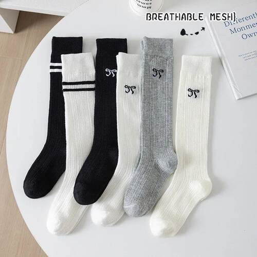 Girls Summer Long Socks Preppy Style Knee Socks Girls Summ