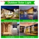 LED Solar Motion 3Mode Lights 230 Sensor Outdoor Waterproof