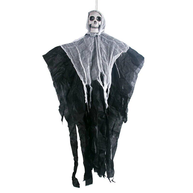 Halloween Hanging Skull Ghost Ornament Haunted House Decorat