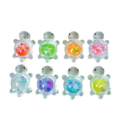 New Cartoon Glow-in-the-Dark Transparent Small Turtle Pendan
