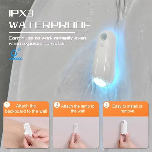 Colorful Toilet Projection Night Light Led Footlights Sensor