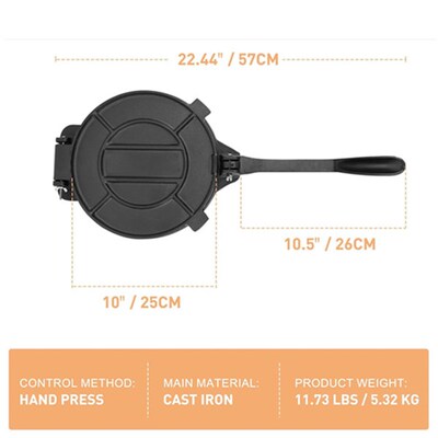 Cast Iron Tortilla Press Tortilla Maker Taco press Roti