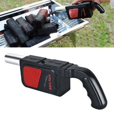 Outdoor Camping BBQ Air Blower Portable Hand Crank/Electric