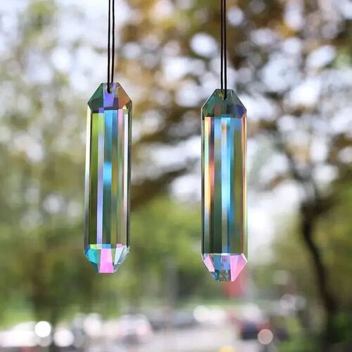 2 pcs sun catcher window prism pendant, Crystal rainbow manu