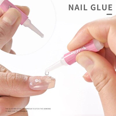 30/20/10pcs Fast-Dry Nail Glue Acrylic False Nail Tips Glue