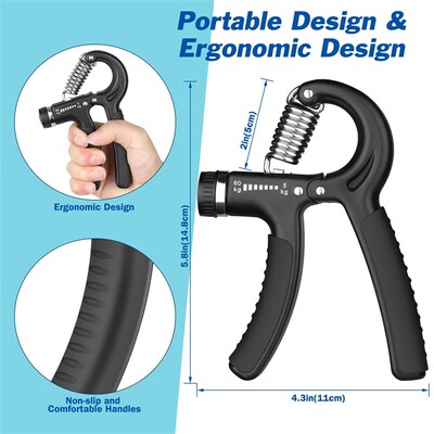 Finger Exerciser Trainer Hand Grip Strengthener Rock Climbin