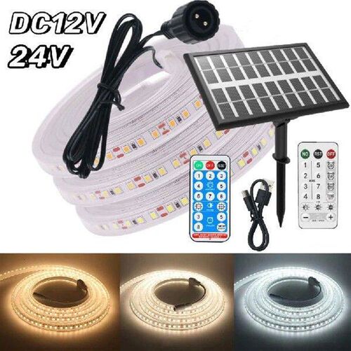 DC 12V 24V LED Strip Solar Lamp SMD 2835 120LEDs/M Flexible