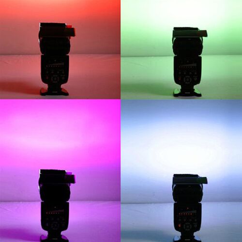 For yongnuo Color Gel Filter Flash Diffuser Soft Box 12 Sets