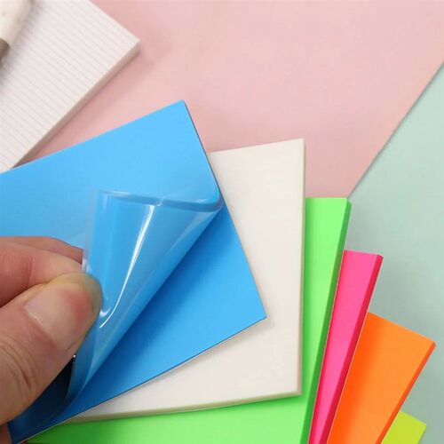 50/100 Sheets Posted it Transparent Waterproof Sticky Notes