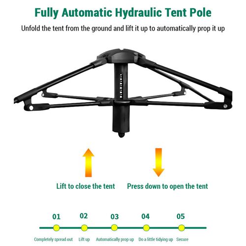 Hydraulic Canopy Tent Instant Setup Tent Outdoor Automatic Q