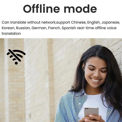 Intelligent Translate Earbuds 144 Languages Real Time AI Voi