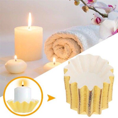 50 Pcs Wax Paper Cups Melt Warmer Liners Aromatherapy