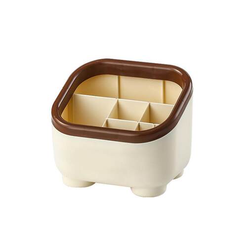 6-Cell Trapezoidal Pen Holder Creative DIY Desk Organizer fo