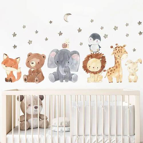 Cartoon Animals Wall ers for Children Kids Rooms Girls Boys