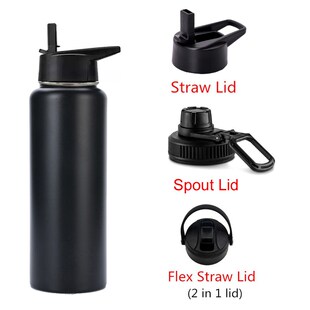 for Flask Flip Bottle Water Hydro Cap Flex Lid Straw Replace