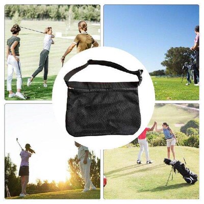 Golf Ball Waist Pouch Mesh Waist Hip Ball Pouch Holder Mesh