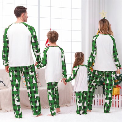 Christmas pajamas family set Xmas Woman Man children pyjamas