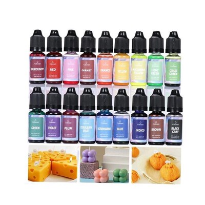 1 Set Resin Pigment Kit Art Ink Alcohol Liquid Colorant Dye