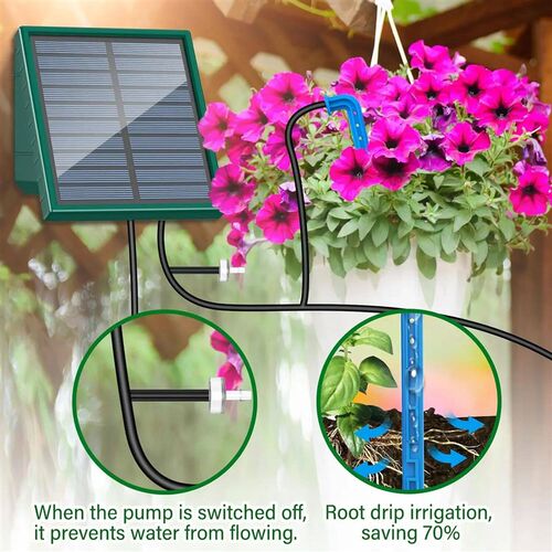 Solar Irrigation System for Garden Balcony Automatic Drip Ir