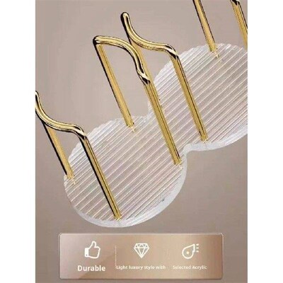 Light Luxury Home Storage Shelf Coffee Cup Organizer