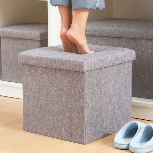 Cloth storage box household large folding toy storage box